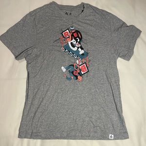 Grey Reebok Graphic Tee in good condition